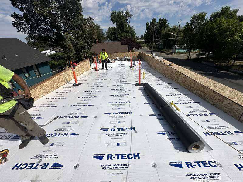 New residential roof installation by Legacy Roofing